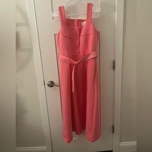 Tuckernuck Peony Pink Neoprene Elle Dress. XL.
